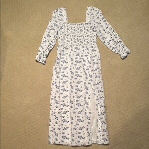 House of Harlow 1960 Floral Smocked Dress